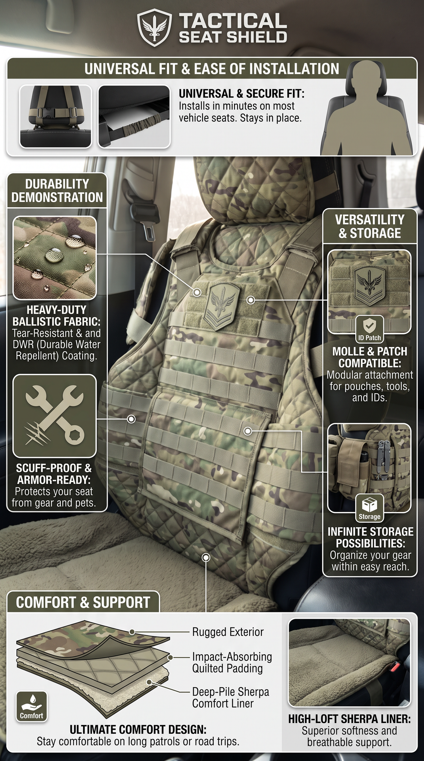 Strike Seat Car Covers
