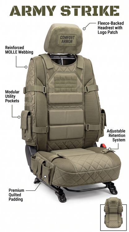 Strike Seat Car Covers